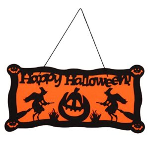 Halloween Sign Clear Printing Decorative Rectangular Happy Halloween Banner for Bedroom Coffee Bar Garden Halloween Banner Halloween Decoration(pumpkin), Halloween Sign Clear Printing Decorative