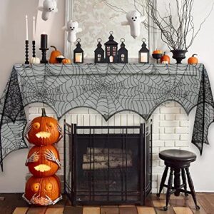 Halloween Decorations for Home Lace Spider Web Tablecloths Skull Scarves Curtains Horror House Halloween Party Decor Supplie