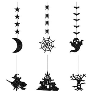 halloween decoration banner pendant spider witch ghost bat pendant ghost festival atmosphere layout props happy helloween party