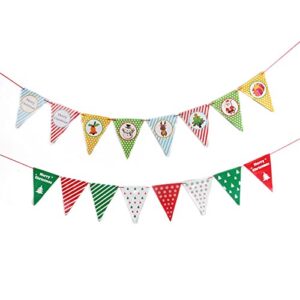 todozo christmas wall decor banner hanging bunting garland banner decoration supplies wall banner hanger (a, one size)