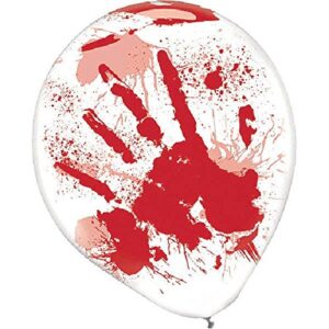 hand blood splatter balloons decoration -12″, 6 pcs
