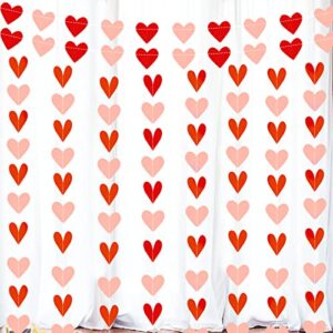 valentines day decor 10pack heart garland banners valentines party decorations supplies wedding banner engagement banner photo props valentines decoration heart banners home party decors 100 hearts