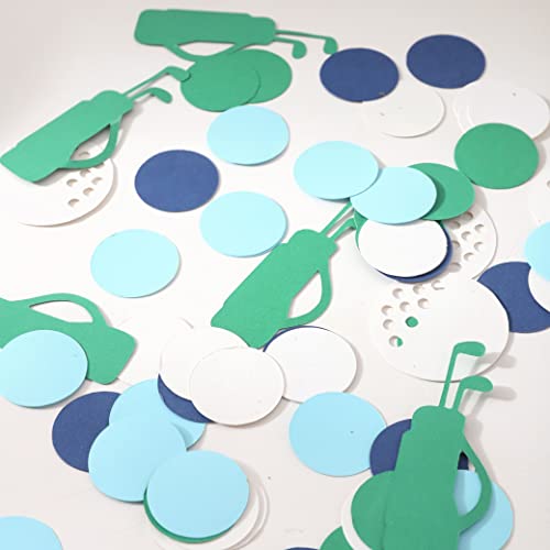 VAVAYAO 240 Pieces Golf Confetti - Golf Party, Birthday Party Table Decoration, Hole In One First Birthday, Golf Party, Golf Themed Party Table Confetti Decoration, Birthday Boy, First Birthday