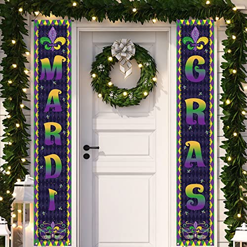 Mardi Gras Decorations New Orleans Brazi Carnival Font Porch Welcome Sign Fat Tuesday Masquerade Party Mardi Gras Decor and Supplies for Home Party