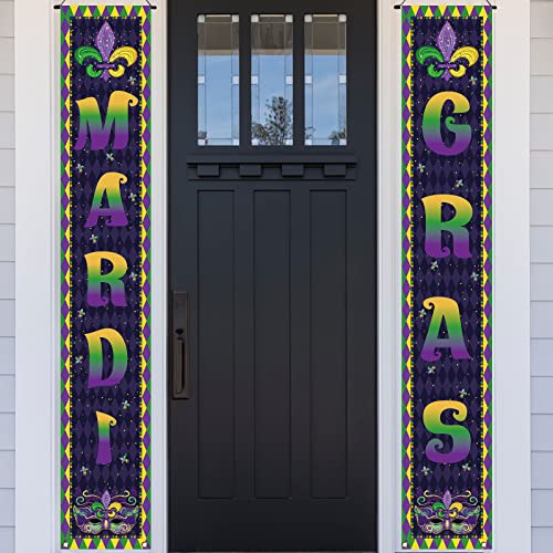 Mardi Gras Decorations New Orleans Brazi Carnival Font Porch Welcome Sign Fat Tuesday Masquerade Party Mardi Gras Decor and Supplies for Home Party