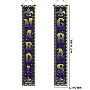 Mardi Gras Decorations New Orleans Brazi Carnival Font Porch Welcome Sign Fat Tuesday Masquerade Party Mardi Gras Decor and Supplies for Home Party