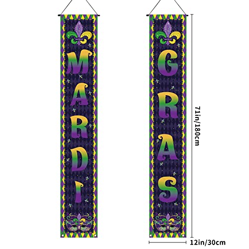 Mardi Gras Decorations New Orleans Brazi Carnival Font Porch Welcome Sign Fat Tuesday Masquerade Party Mardi Gras Decor and Supplies for Home Party