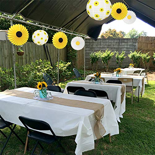 CHRORINE Sunflower Party Decorations, Sunflower Birthday Party Baby Shower Bridal Shower Wedding Decorations, Baby Shower Birthday Party Supplies