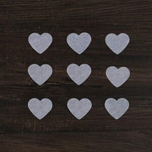 Battife 7.1 Oz White Heart Shaped Confetti, 30000PCS Tissue Paper, Table Confetti for Wedding Celebrations Party, 200 Gram