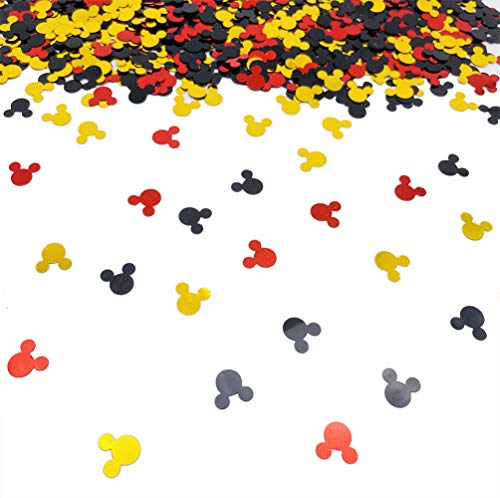 Mickey Mouse Theme Confetti | Baby Shower Party Boy Girl Kids First 1st Birthday Supplies Decorations 2000PCS