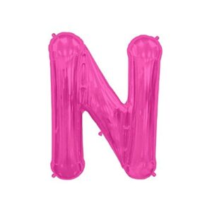 northstar letter n-magenta, 16″, pink