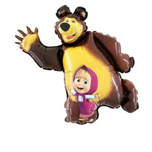 masha and the bear shape foil balloon