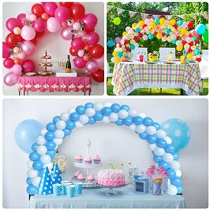 HOLICOLOR 12ft Table Balloon Arch Holder Kit, Balloon Stand Frame for Different Size Tables Balloon Garland Decorations Wedding Party Baby Shower Birthday Festival