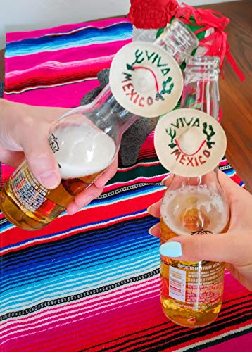 Mini Mexican Sombrero Hats 12 Pack – Mexican Fiesta Decorations – Cinco de Mayo Tabletop Party Supplies