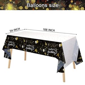 Heidaman Party Decorations For Men，Aged to Perfection Party Supplies，Men Birthday Decorations Include Whiskey Cackdrop Balloons Garland Arch Tablecloth Whiskey Bottle Beer Foil Balloons