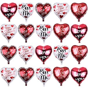 happy valentines day balloons party decorations supplies – i love you kiss me you are loved valentines balloons romantic decorations