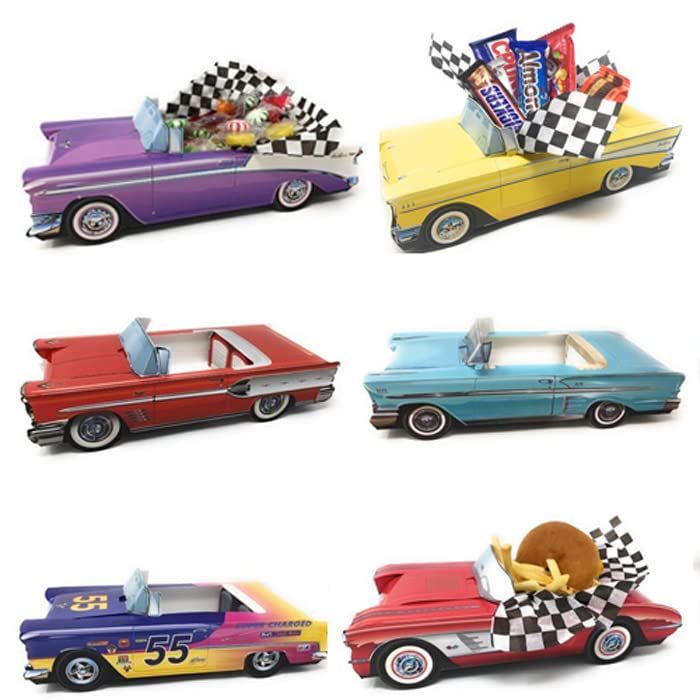 12 Classic Car Party Food Boxes - GM Collection