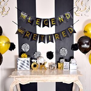 "The Legend Has Retired" Retirement Decoration Pack - Retirement Party Supplies, Gifts and Decorations by Sterling James Company