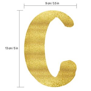Cheers to 10 Years Gold Glitter Banner - 10th Anniversary and Birthday Party Decorations