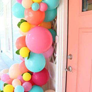 Balloon Garland kit Pink Blue Peach Balloon Arch Tropical Flamingo Party Unicorn Party Wedding Bridal Shower Birthday Party Decoration