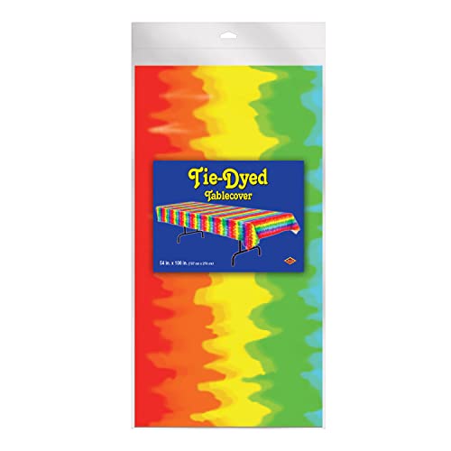 Tie-Dyed Tablecover Party Accessory (1 count) (1/Pkg)