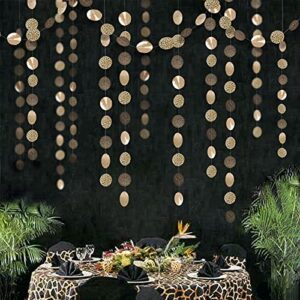 leopard theme party garland for cheetah theme hanging decoration jungle banner wildlife backdrop for wedding birthday party supplies