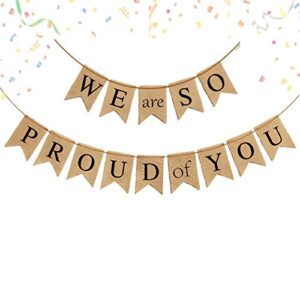 jevenis we are so proud of you banner graduation banner congratulations banner graduation party decorations graduation commencement decoration