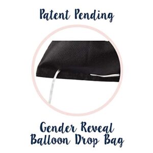 Pop Fizz Designs | Gender Reveal Balloon Drop Bag | He or She, What Will it Be?