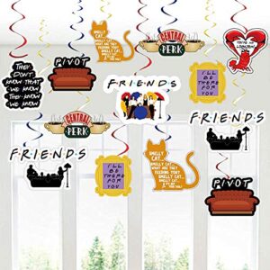 30ct friends tv show party hanging decorations, friends theme friends fan birthday party decorations supplies