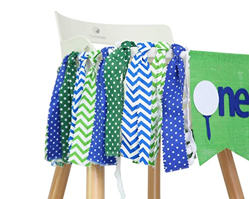 Golf High Chair Banner for 1st Birthday - First Birthday Decoration for Baby's,The First Gift for The Birthday Party,Photo Props For Birthday Party ,Baby Birthday Souvenir Gifts