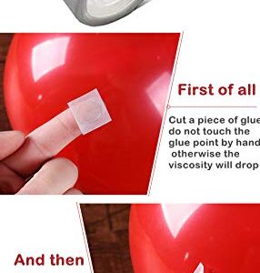 Balloon Arch Garland Decorating Strip, Balloon Decorating Strip, Dot Glue, for Party Easy to Make Balloon Garland(Upgraded Version)