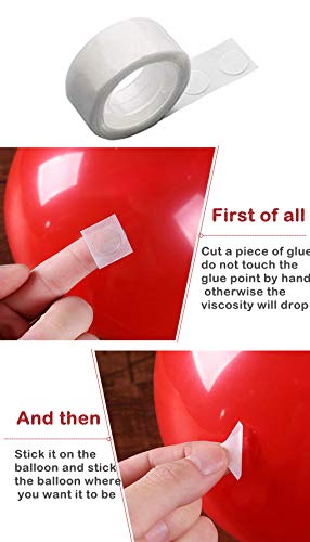 Balloon Arch Garland Decorating Strip, Balloon Decorating Strip, Dot Glue, for Party Easy to Make Balloon Garland(Upgraded Version)