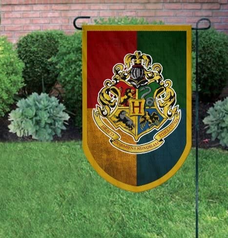 Wizard Style Banner - Home Flag 37x24 in - Printed on Both Sides - Durable Enough for Outside Conditions - Perfect Barware Man Cave Gift - Unique HP Collectible Accessories