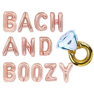 JeVenis Bach And Boozy Decorations Bach and Boozy Balloons Bach and Boozy Banner Bach and Boozy Sign Bachelorette Decor Bach Balloons for Bridal Shower