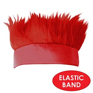 Beistle Hairy Headband, Red (60277-R)