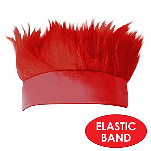 Beistle Hairy Headband, Red (60277-R)