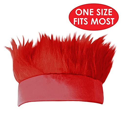 Beistle Hairy Headband, Red (60277-R)