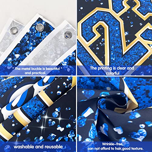 Graduation Party Decorations 2023, Congrats Class of 2023 Backdrop, 2023 Blue Graduation Party Decorations Front Door Porch Sign Backdrop Graduation 2023 Indoor/Outdoor Party Supplies