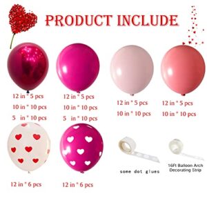 98 PCS Galentines Day Decorations Galentines Day Balloons Arch Garland Galentines Day Banner Valentine's Day Party Friends Supplies