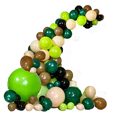 STK Arch Compatible For Minecraft Balloon Garland Birthday Party Supplies Decoracion Gamer Boys De Video Game Gaming Backdrop Decor Games Decorations Balloons Set Lime Green And Black Para Cumpleanos