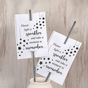 50 Pieces Life Memorial Cards Memory Cards Celebration Memorial Funeral Cards Double-Sided Decoration Card for Birthday, Anniversary, Funeral, Celebration of Life, 5.7 x 3.9 Inch, Cards Only (White)