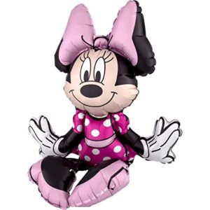 anagram international, inc. minnie mouse consumer inflated party balloon, 19″, multicolor