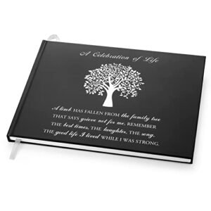 funeral guest book memorial guest book for funeral 80 pages funeral sign-in book – a celebration of life