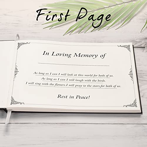 Funeral Guest Book Memorial Guest Book for Funeral 80 Pages Funeral Sign-in Book - A Celebration of Life