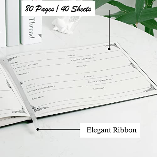 Funeral Guest Book Memorial Guest Book for Funeral 80 Pages Funeral Sign-in Book - A Celebration of Life