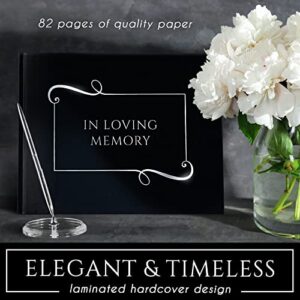 in Loving Memory Funeral Guest Book, Funeral Guestbook with Pen, Memorial Service Guest Book, Memorial Guest Book, Memorial Book, Funeral Book, Signature Book, Funeral Book Guest (FGB001)