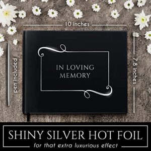 in Loving Memory Funeral Guest Book, Funeral Guestbook with Pen, Memorial Service Guest Book, Memorial Guest Book, Memorial Book, Funeral Book, Signature Book, Funeral Book Guest (FGB001)