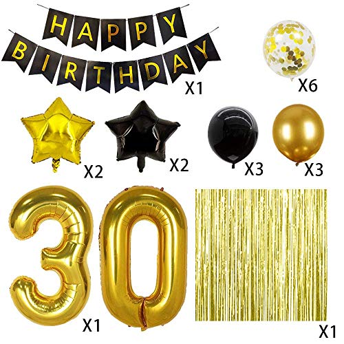 Dirty 30 Birthday Decorations For Her Him 30 Birthday Balloon Numbers Decorations For Men Women Happy 30th Birthday Decorations Dirty Thirty