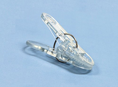 Bubble/Balloon Clip-N-Weight Clear Plastic Balloon Weights x 5