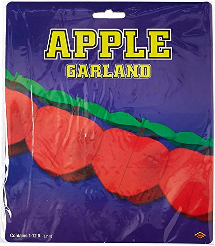 Tissue Apple Garland Party Accessory (1 count) (1/Pkg)